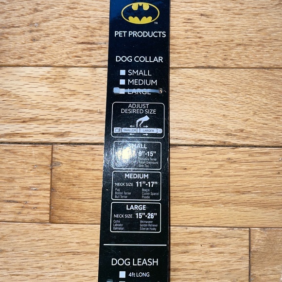 Brand New Pet Products Batman Dog Collar - Picture 3 of 8